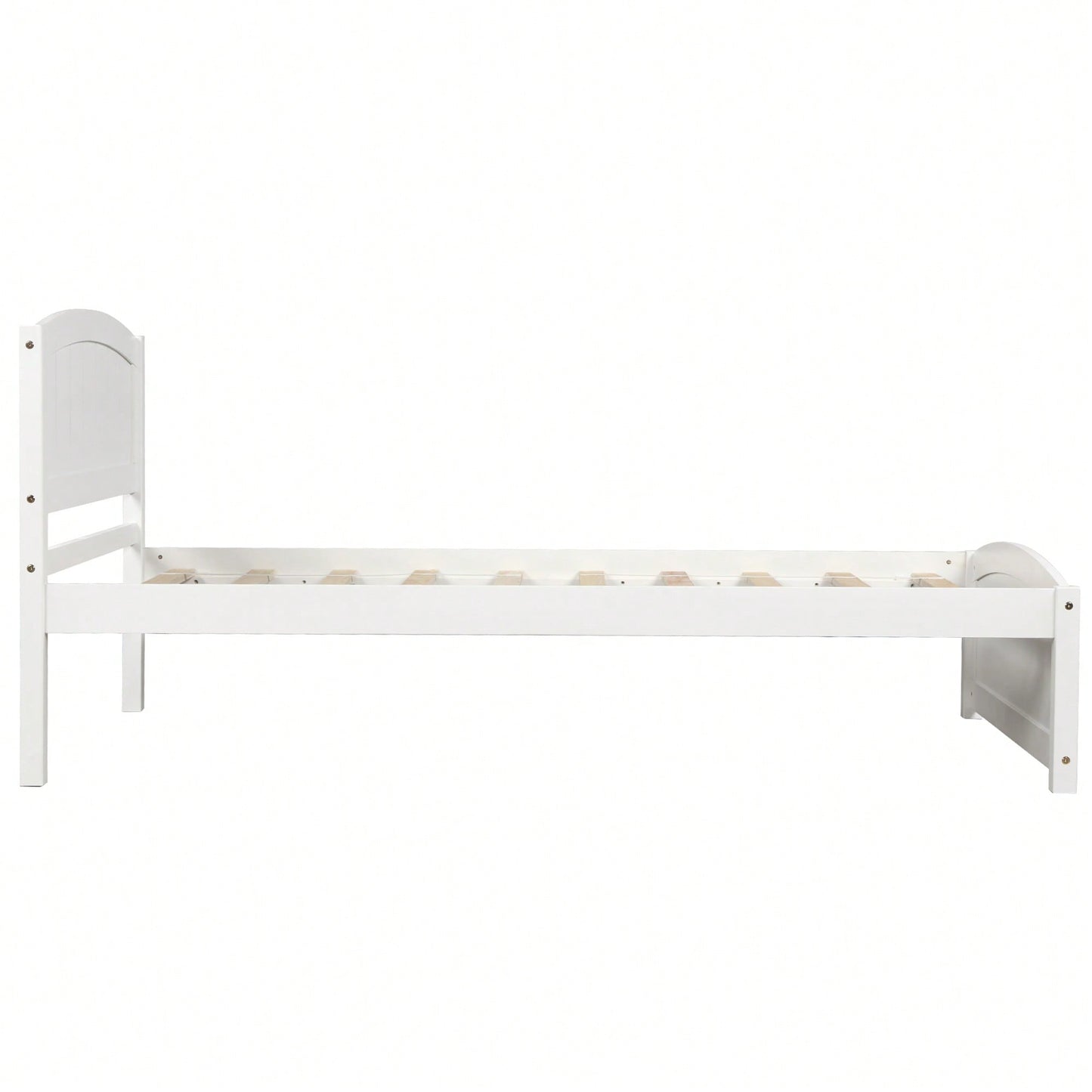 Espresso Wood Platform Bed With Headboard And Footboard, Durable Slat Support For Ultimate Comfort
