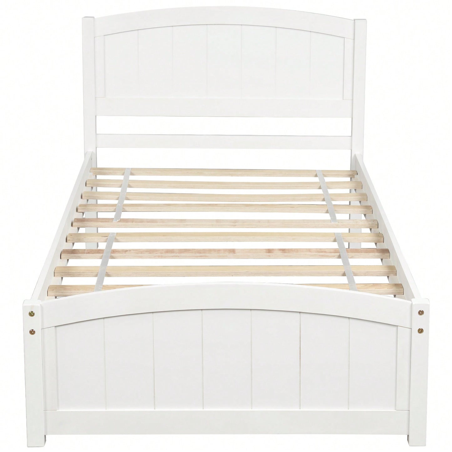 Espresso Wood Platform Bed With Headboard And Footboard, Durable Slat Support For Ultimate Comfort