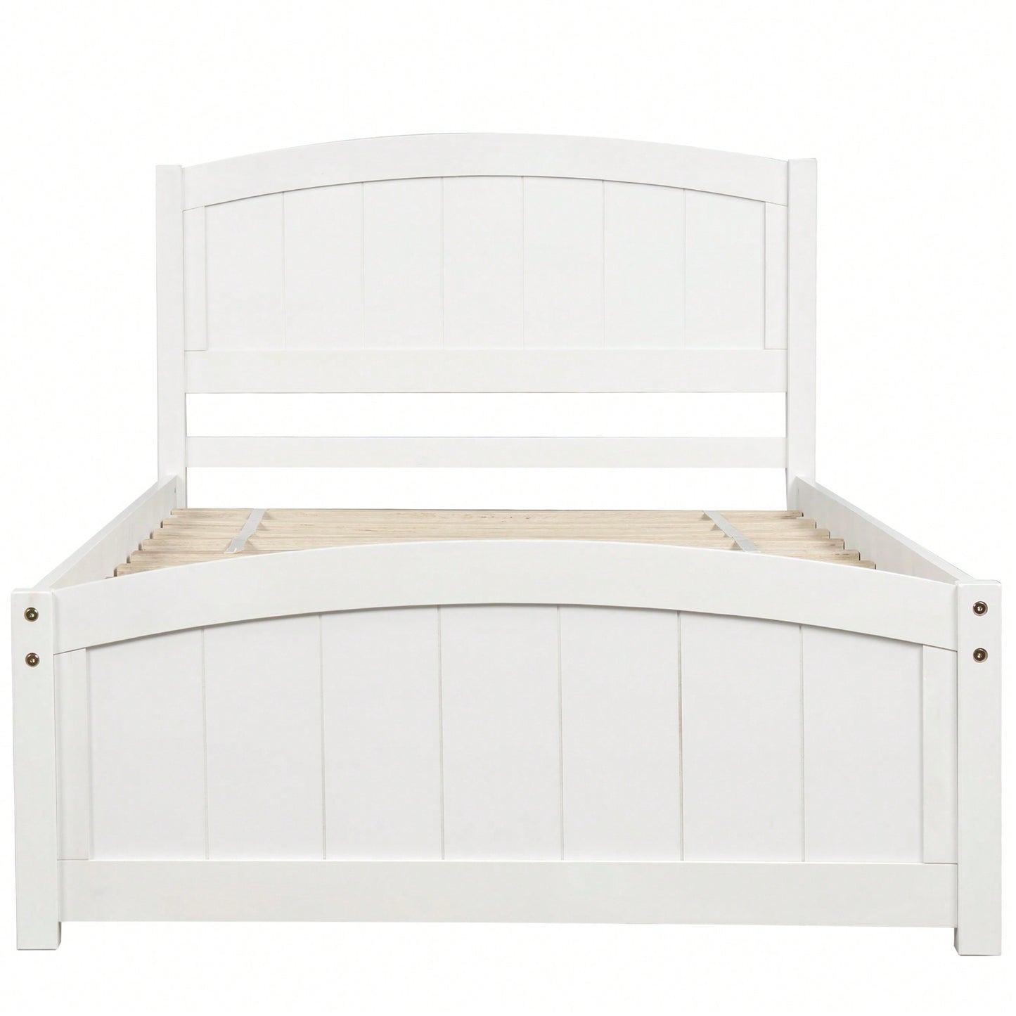 Espresso Wood Platform Bed With Headboard And Footboard, Durable Slat Support For Ultimate Comfort