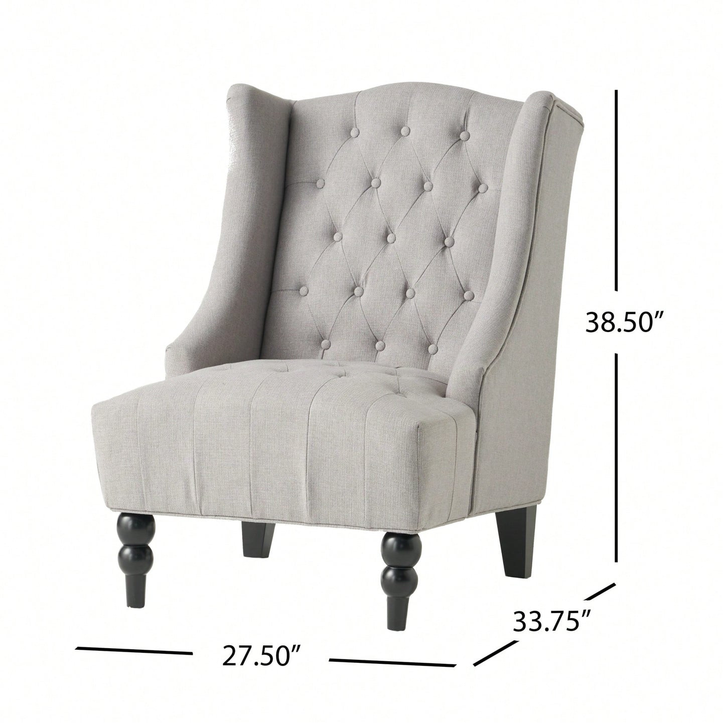 Luxurious High-Back Club Chair For Elegant Living Spaces