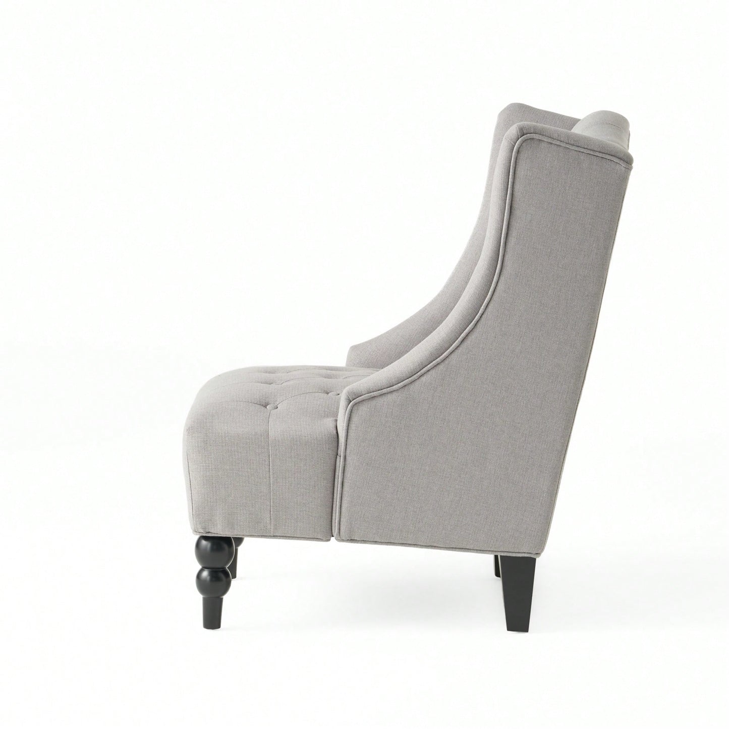 Luxurious High-Back Club Chair For Elegant Living Spaces