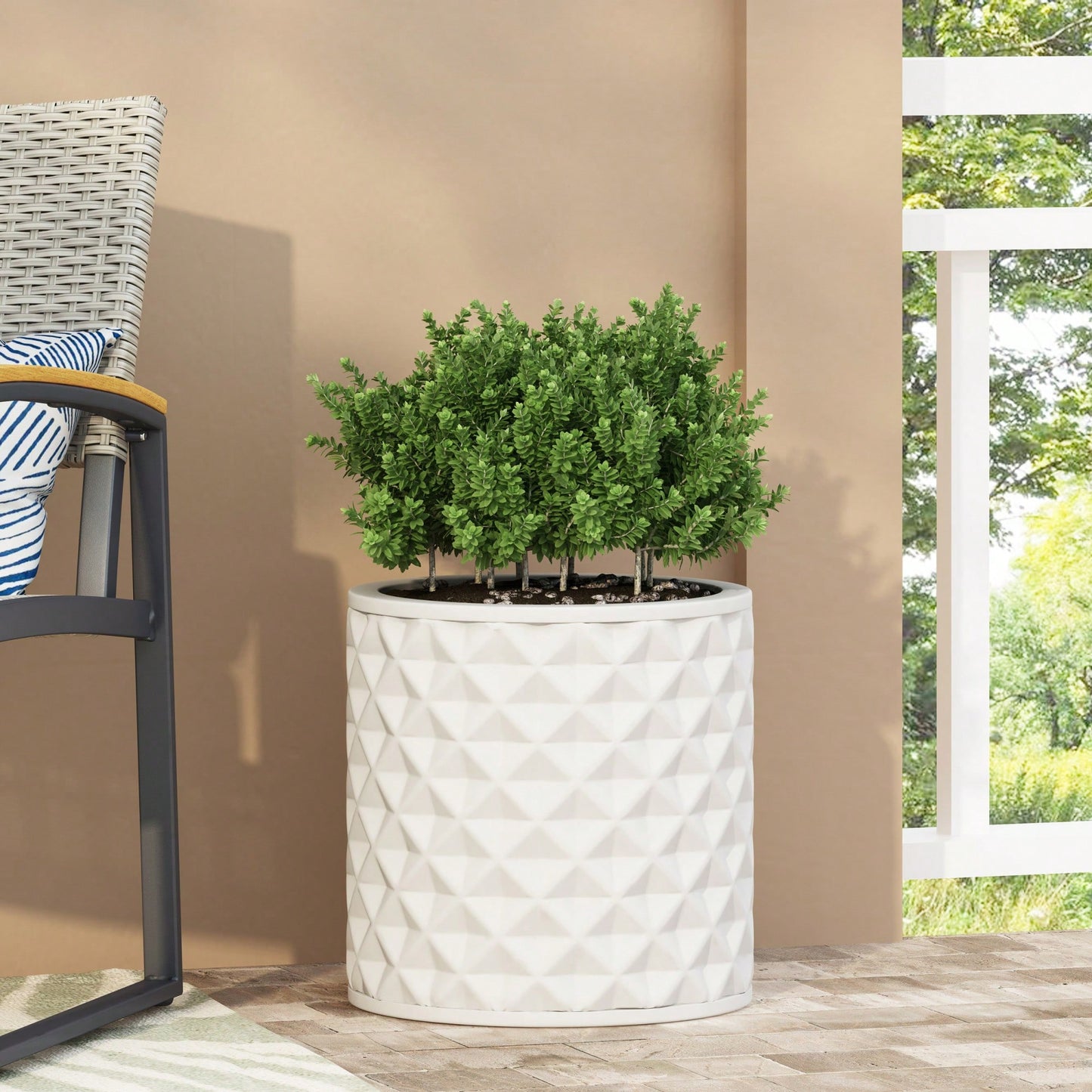 Premium MGO Planter For Indoor And Outdoor Gardening - Durable, Lightweight, And Friendly Design