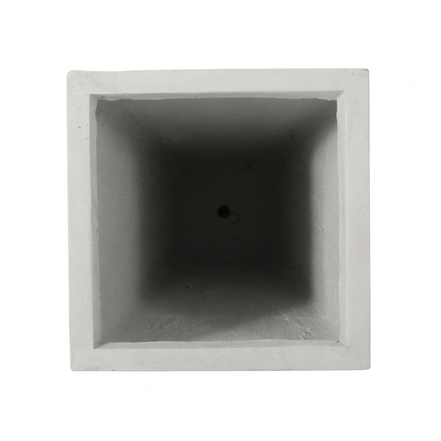 13x28.5 Inch White Outdoor Modern MGO Cast Stone Planter For Stylish Garden Decor
