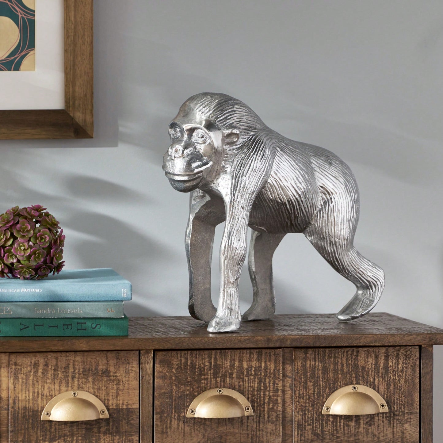 Handcrafted Wooden Animal Figurine For Home And Office Décor