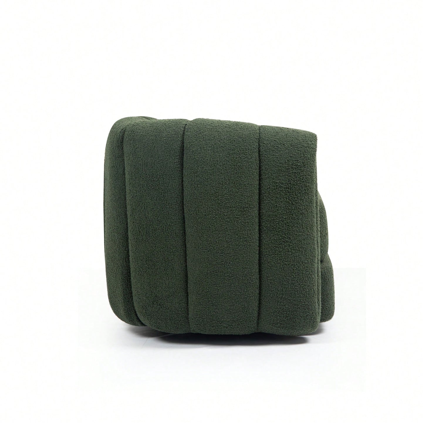 Comfy Swivel Accent Chair For Living Room With Wood Base And Wide Upholstered Seat