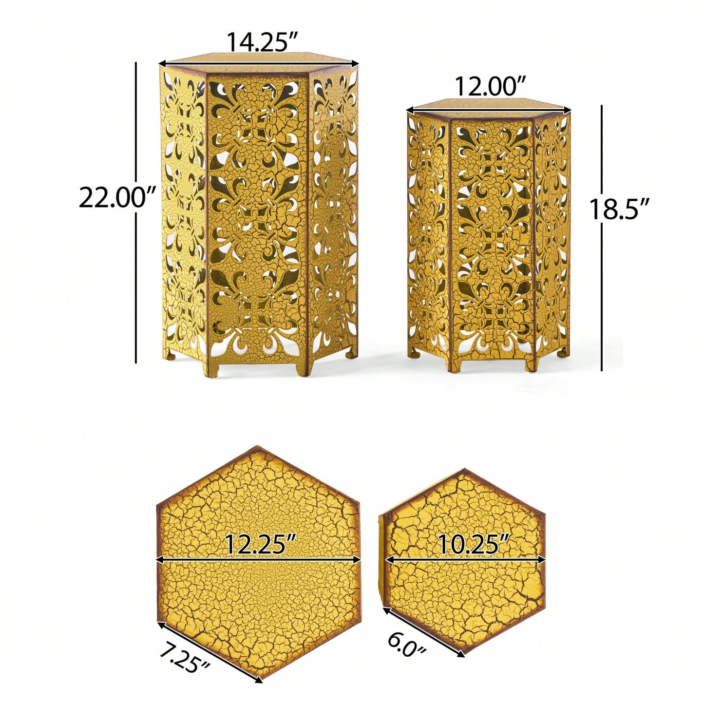 Set Of 2, Elegant Wood Accent Table With Stylish Design For Living Room Or Bedroom