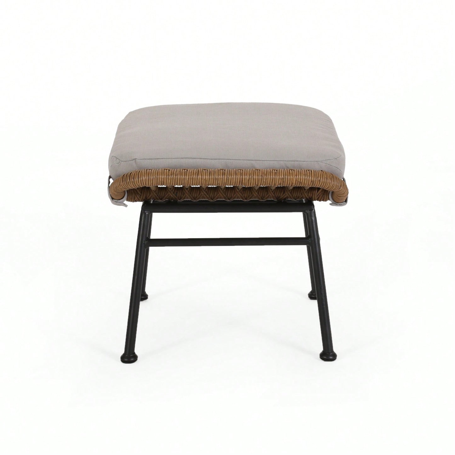 Set Of 2, Stylish Upholstered Ottoman For Living Room Or Bedroom Use