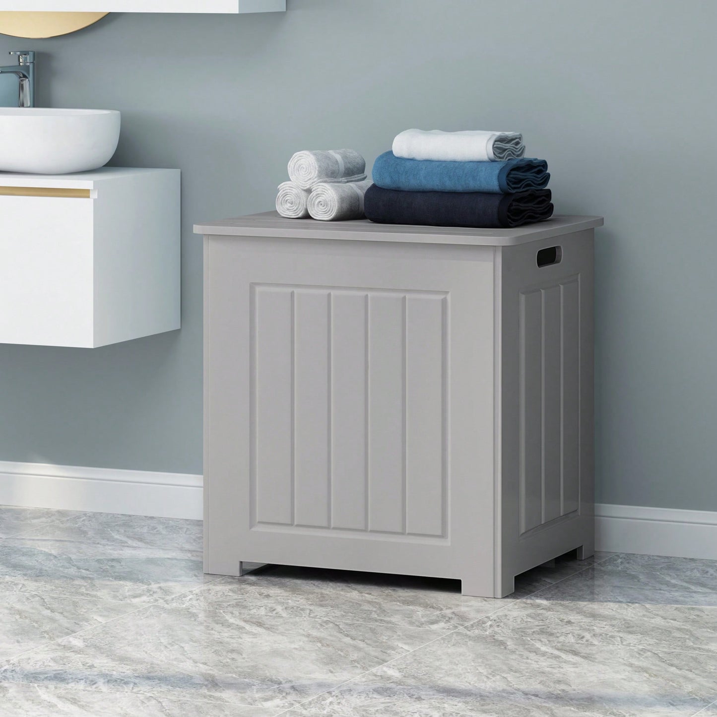 Stylish Wall-Mounted Bathroom Cabinet With Ample Storage Space And Elegant Design