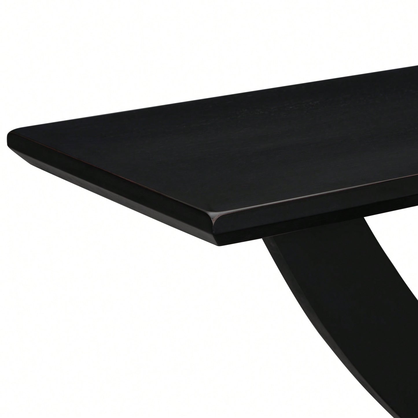 Modern Rustic Cross-Leg Console Table For Living Room Or Bedroom With Sturdy Construction And Ample Surface Space