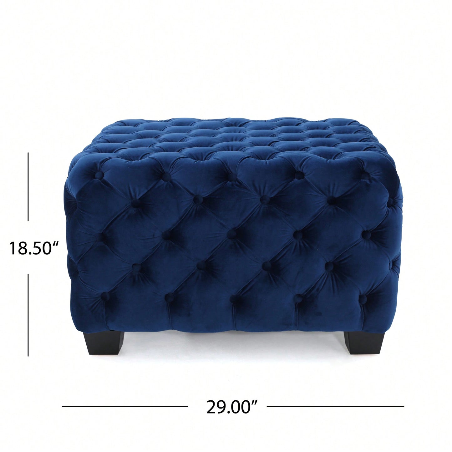 Elegant Ottoman With Plush Cushioning For Living Room Or Bedroom Decor
