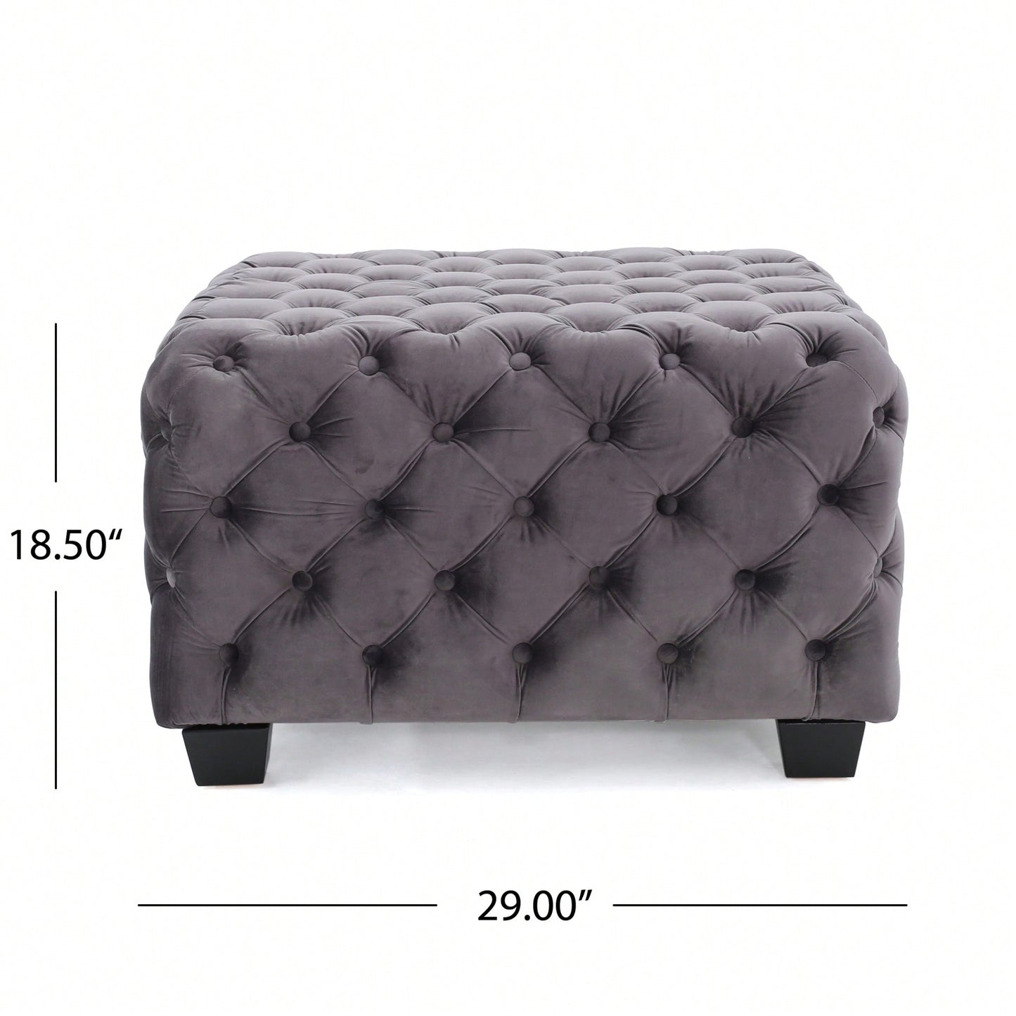 Elegant Ottoman With Plush Cushioning For Living Room Or Bedroom Decor