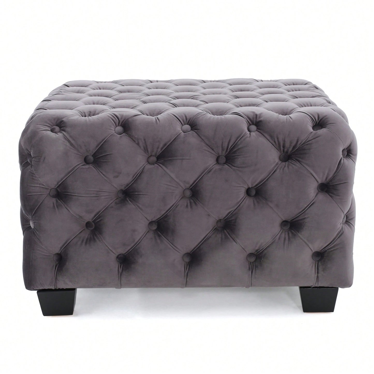 Elegant Ottoman With Plush Cushioning For Living Room Or Bedroom Decor