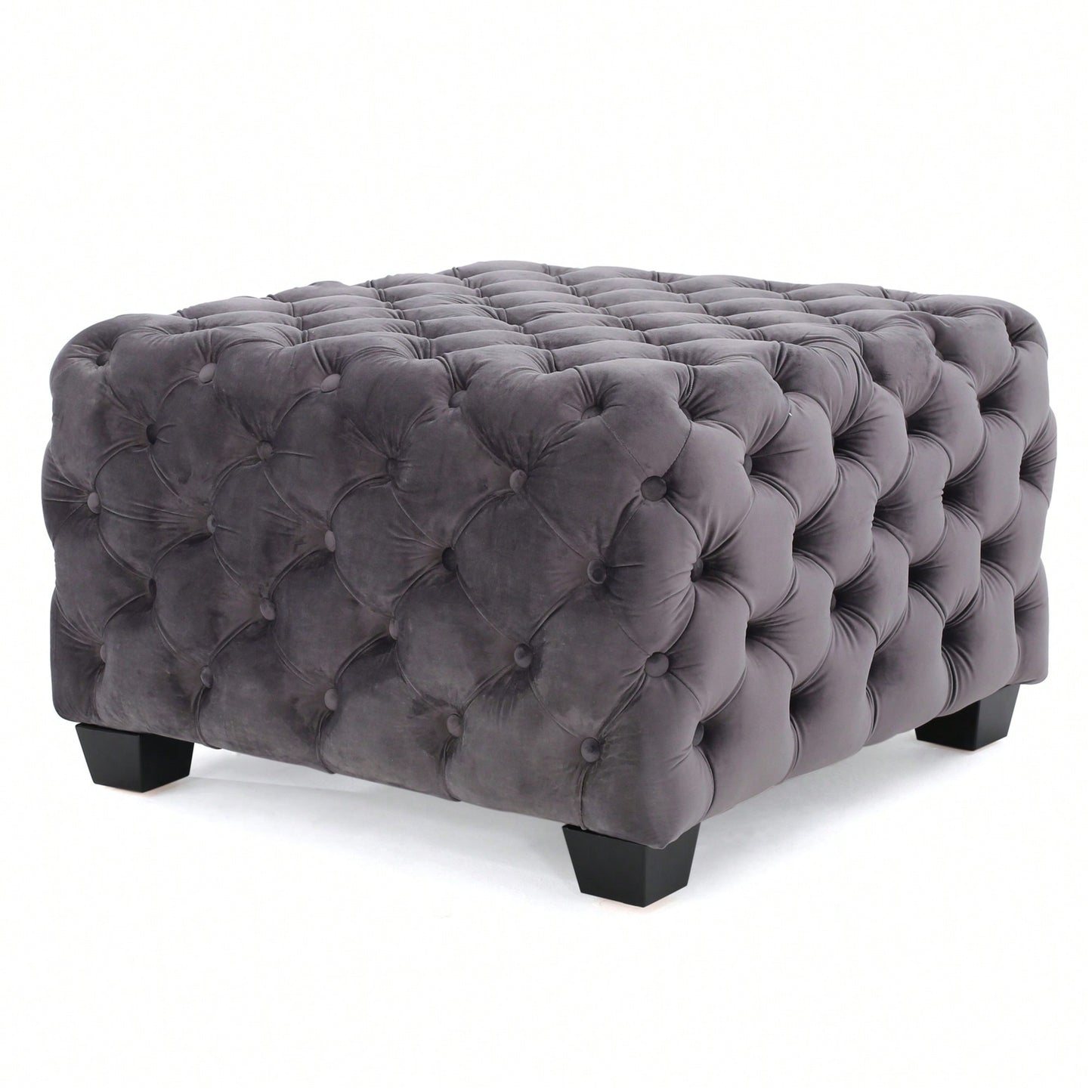 Elegant Ottoman With Plush Cushioning For Living Room Or Bedroom Decor