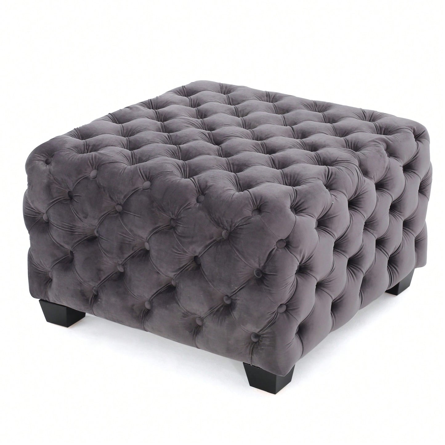 Elegant Ottoman With Plush Cushioning For Living Room Or Bedroom Decor
