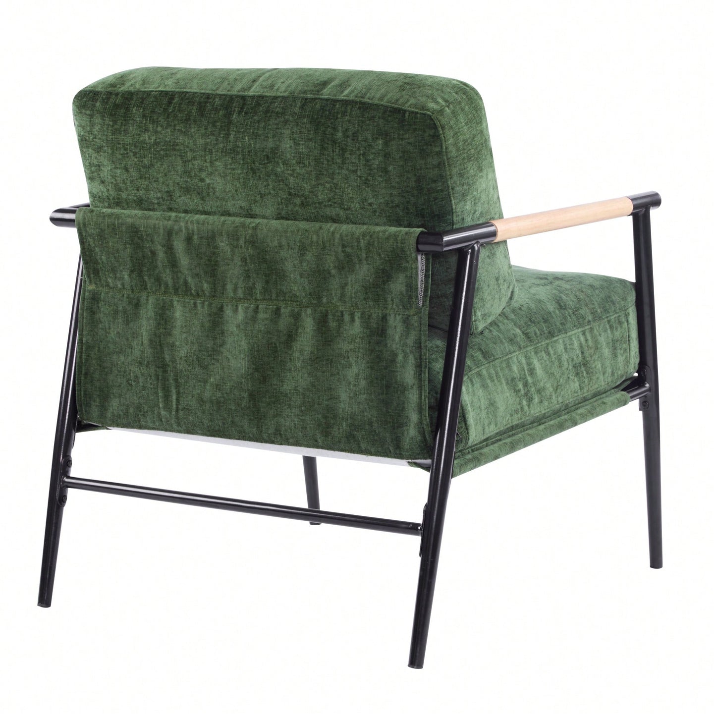 Cozy Modern Accent Chair With Plush Cushions And Stylish Metal Frame For Living Room Bedroom Or Office
