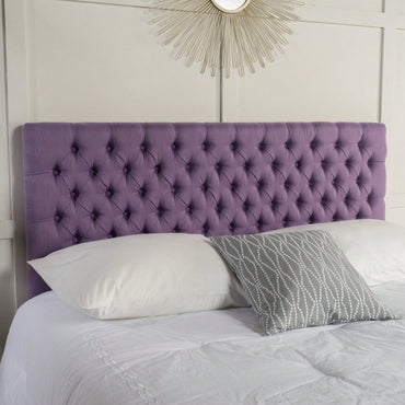 Elegant Upholstered King Size Headboard With Modern Design And Adjustable Height