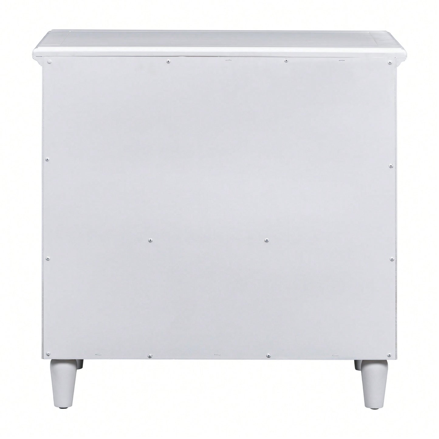 Elegant 3-Drawer Wooden Nightstand With Ample Storage Space For Bedroom Furniture