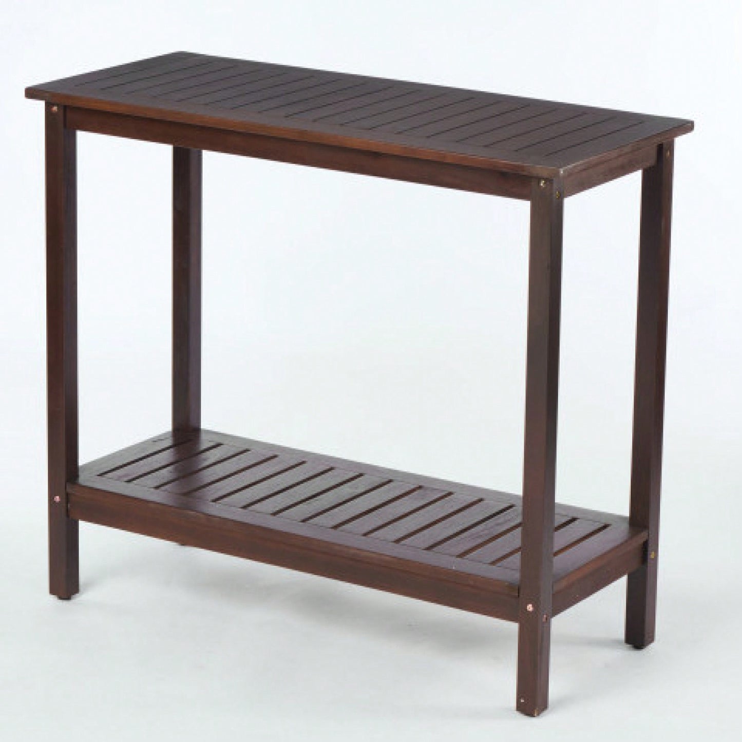 Light Brown Acacia Wood Potting Table For Garden Balcony And Garage