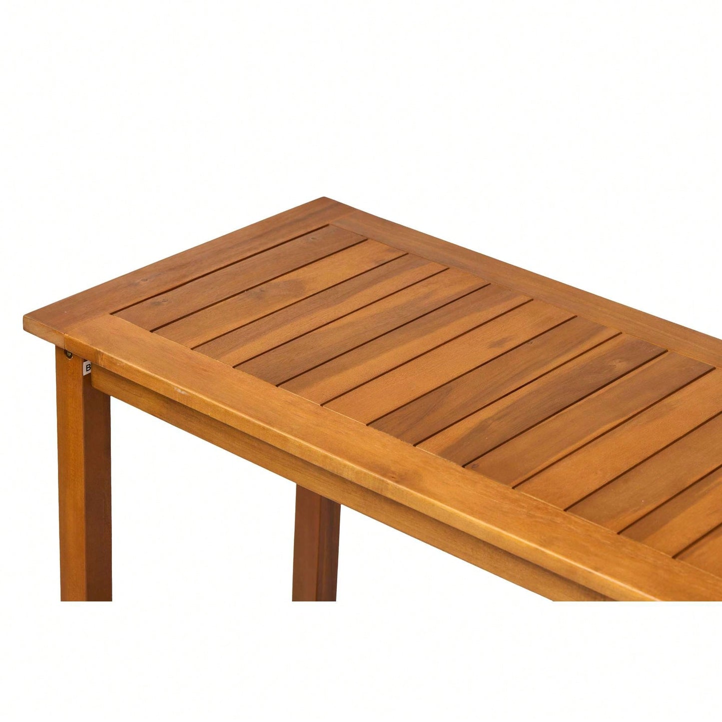 Light Brown Acacia Wood Potting Table For Garden Balcony And Garage