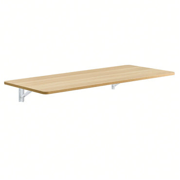 Space-Saving Wall Mounted Folding Table For Laundry Room, Home Office, Kitchen, Garage, And Dining Room