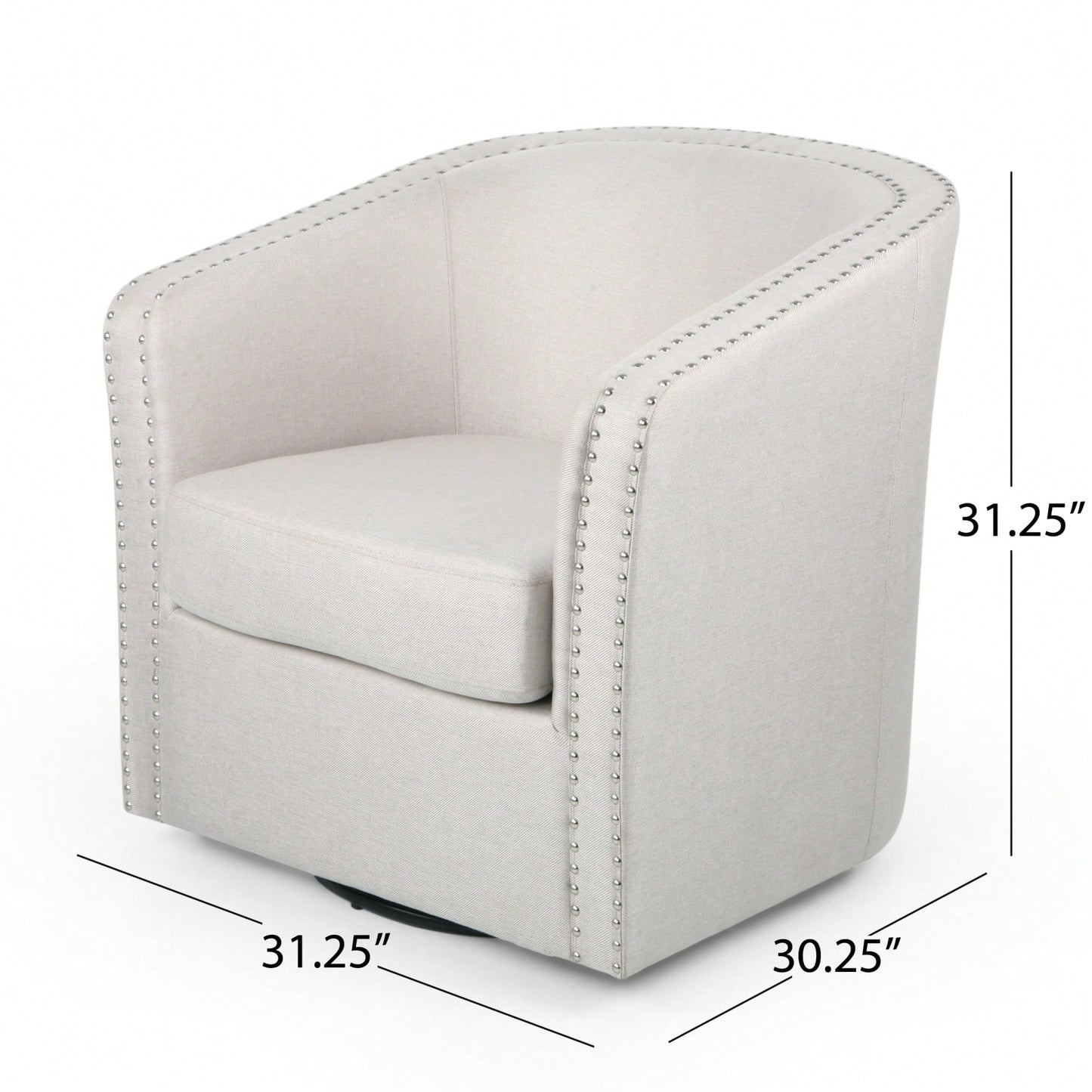 Ergonomic Swivel Chair With Adjustable Height And Lumbar Support For Home Office And Gaming