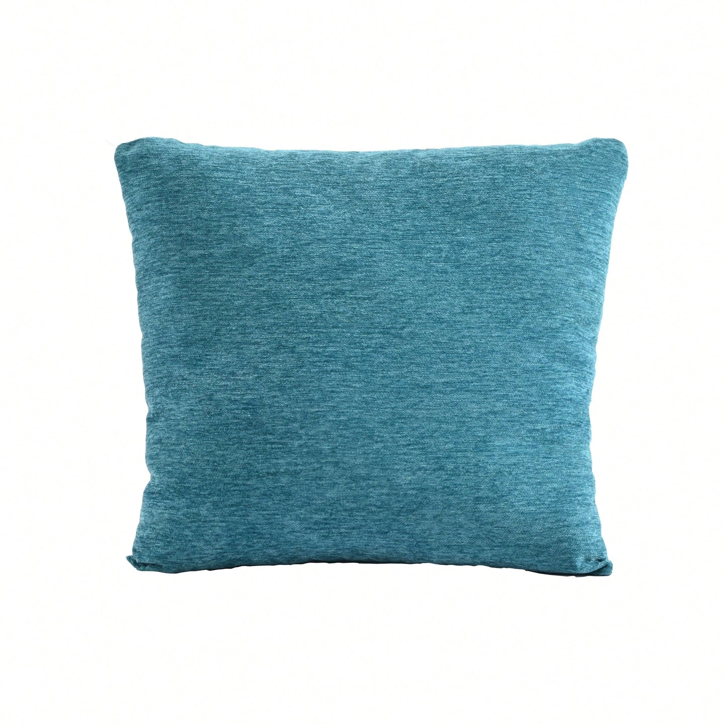 Teal Boucle Accent Chair With Solid Wood Legs And Padded Waist Pillow For Living Room Bedroom Study Or Waiting Room