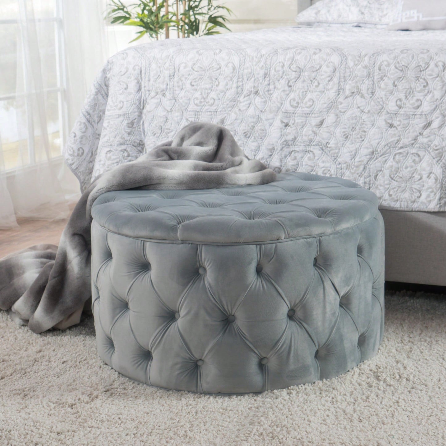 Elegant Ottoman For Stylish Home Décor And Comfortable Seating