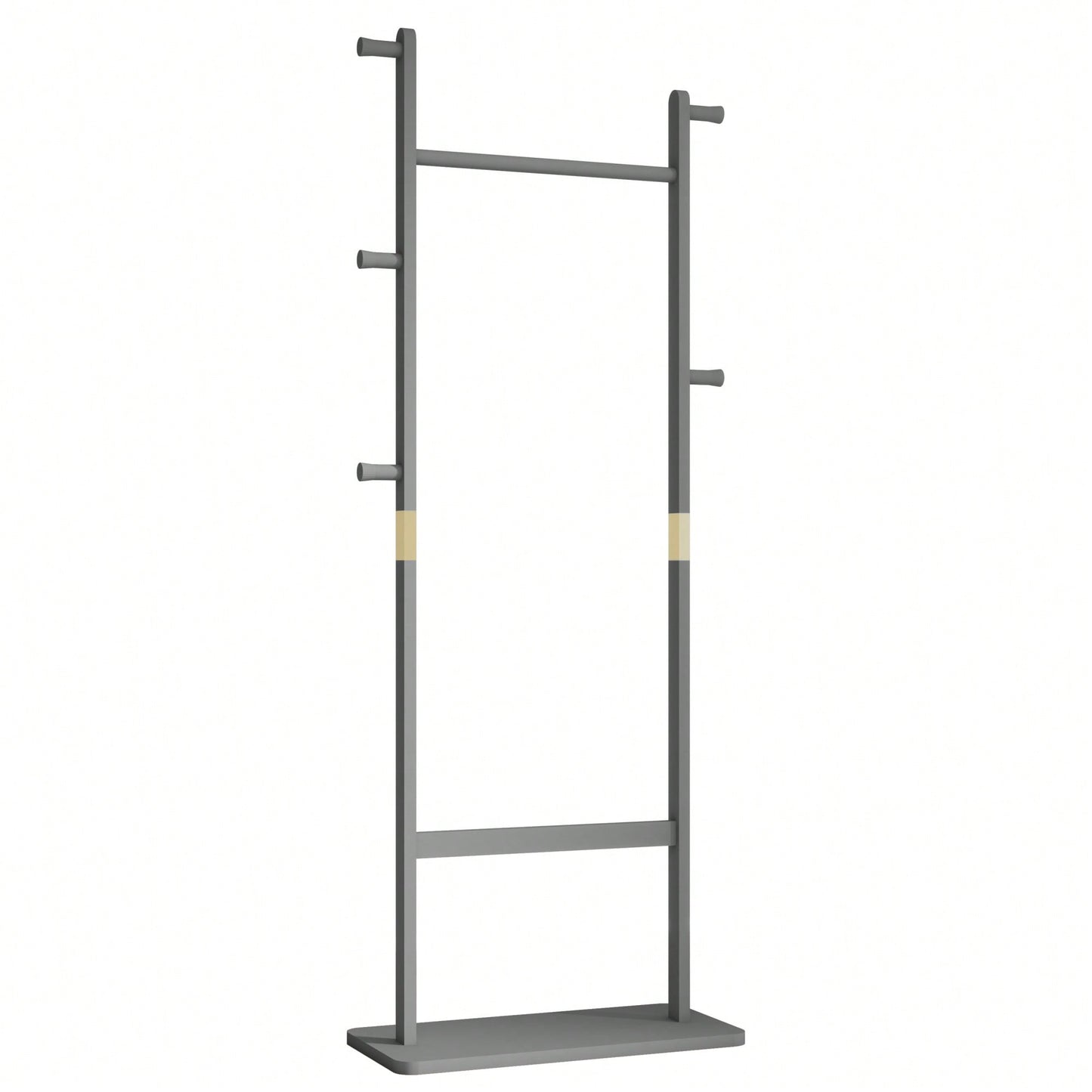 Solid Wood Coat Rack Hanger 23.6x11x64.1in Friendly Easy Assembly Stylish For Bedroom Entrance Living Room
