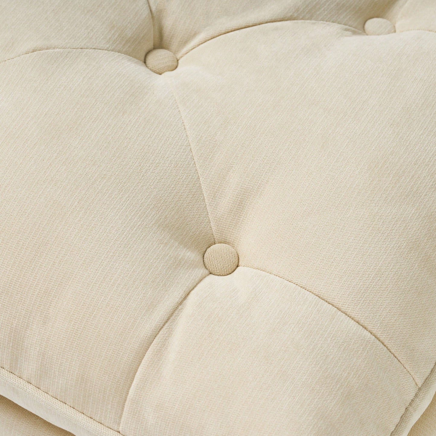 28 Inch Pillow Top Storage Ottoman For Living Room And Bedroom Decor