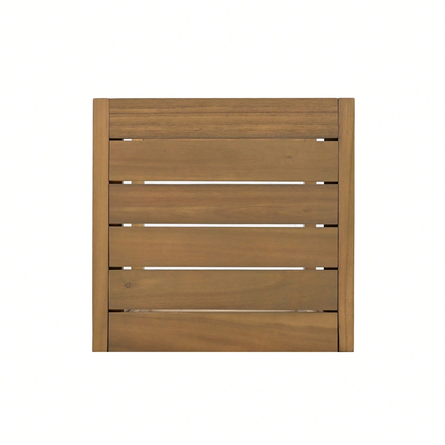 C-Shape Brown End Table For Living Room Modern Accent Furniture