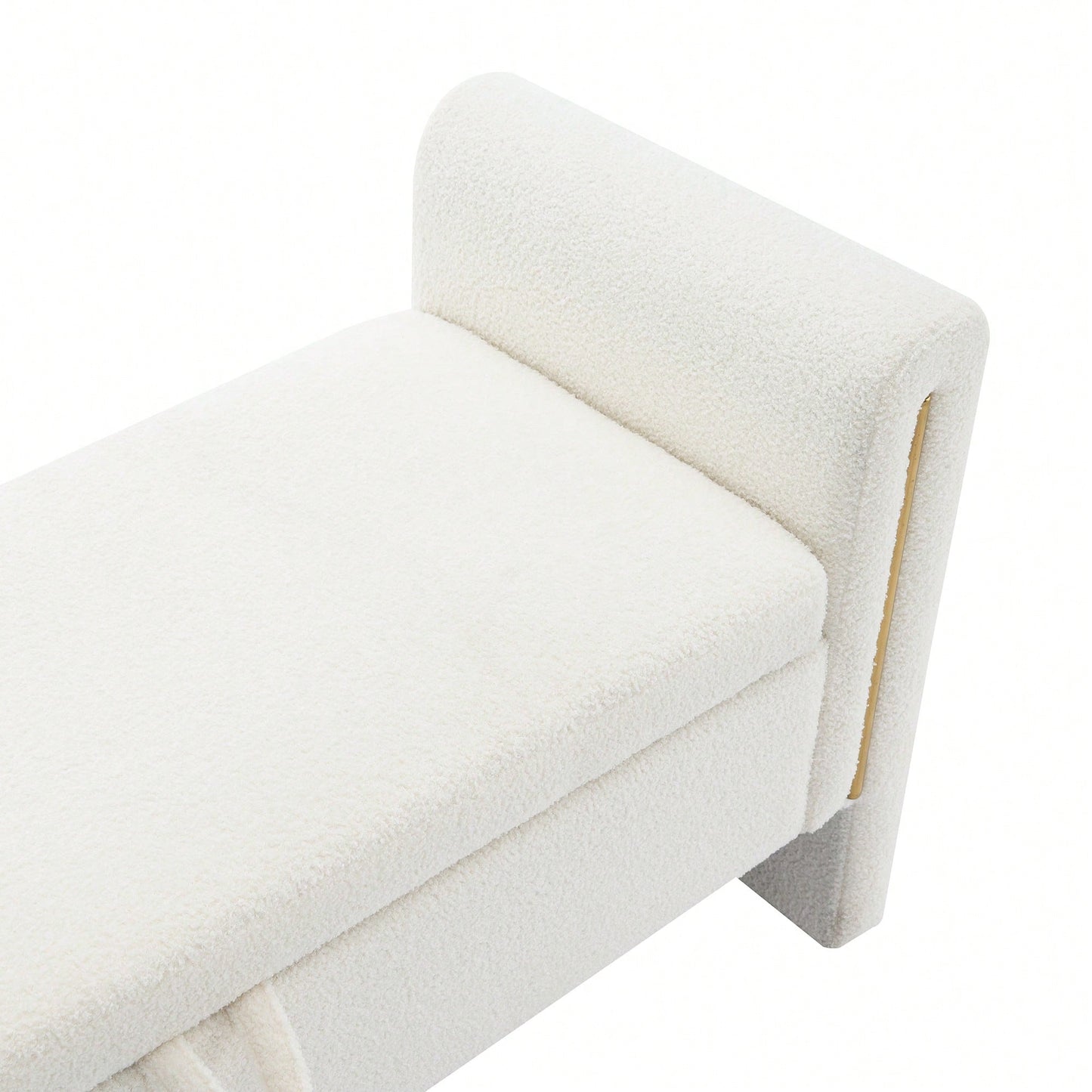 Cozy Upholstered Bed End Bench With Storage And Arms For Living Room Bedroom Dorm Stylish Teddy Grey Footrest And Vanity Stool