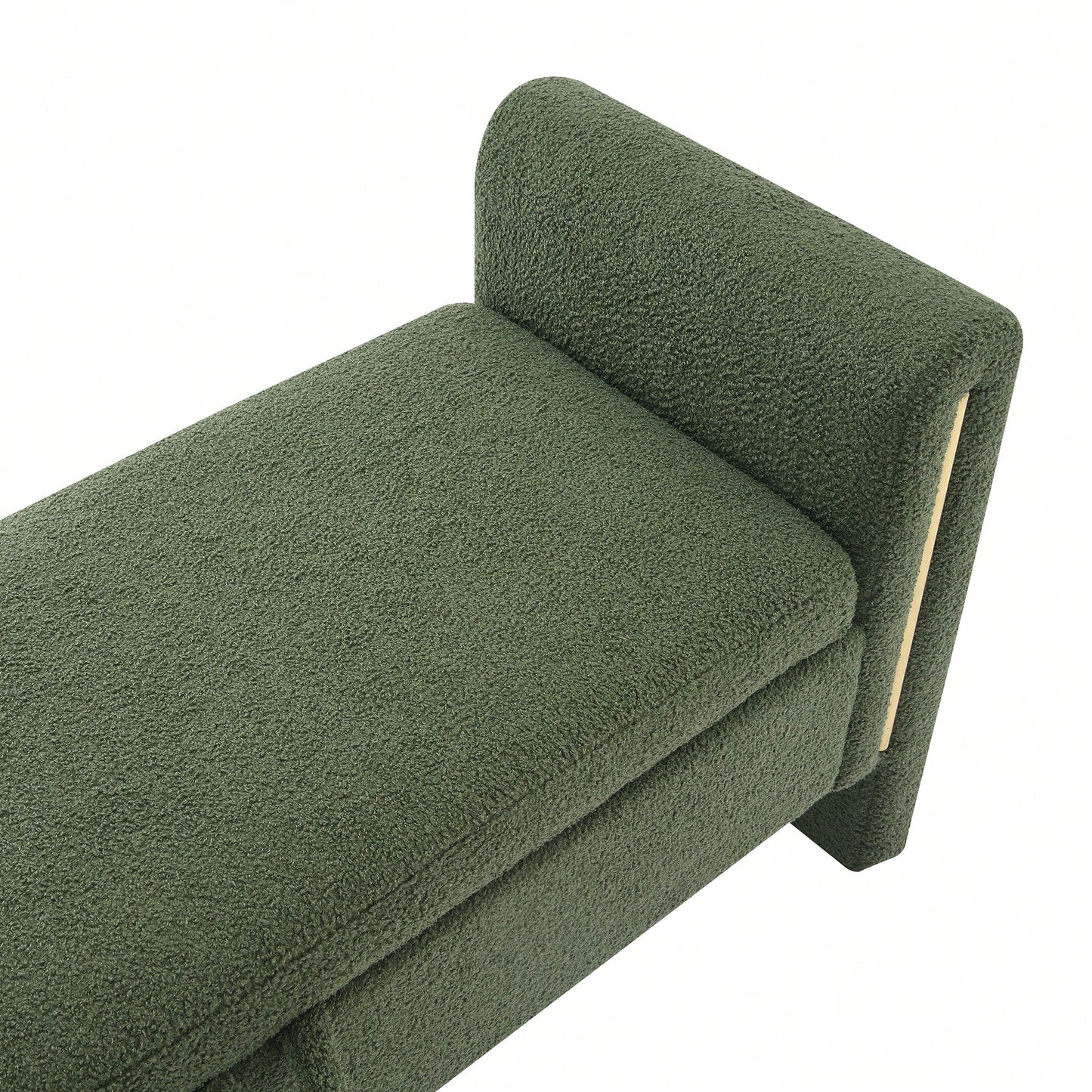 Cozy Upholstered Bed End Bench With Storage And Arms For Living Room Bedroom Dorm Stylish Teddy Grey Footrest And Vanity Stool
