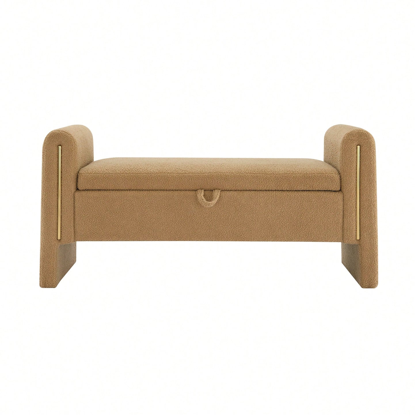 Cozy Upholstered Bed End Bench With Storage And Arms For Living Room Bedroom Dorm Stylish Teddy Grey Footrest And Vanity Stool