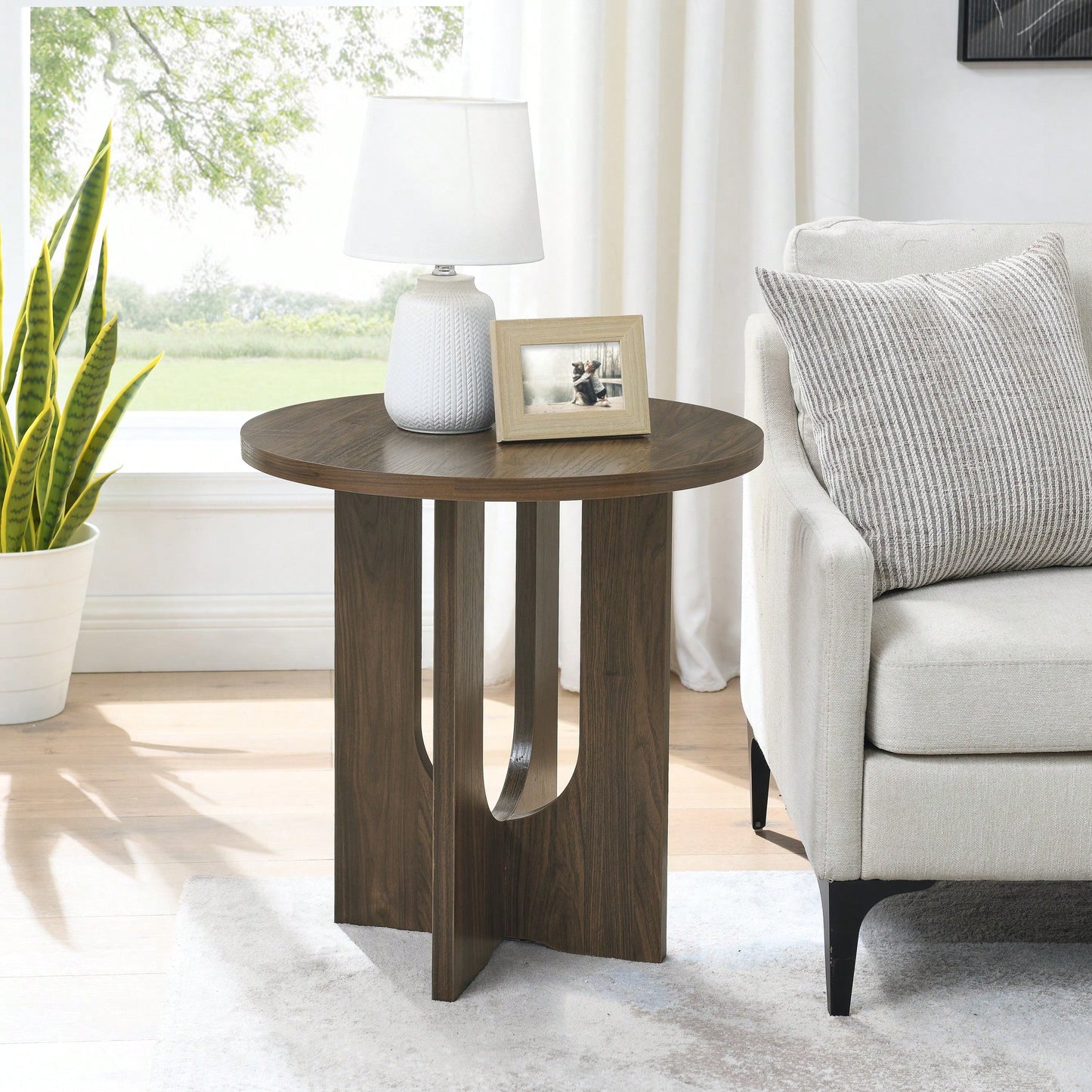 Elegant Solid Wood Modern Coffee Table For Living Room