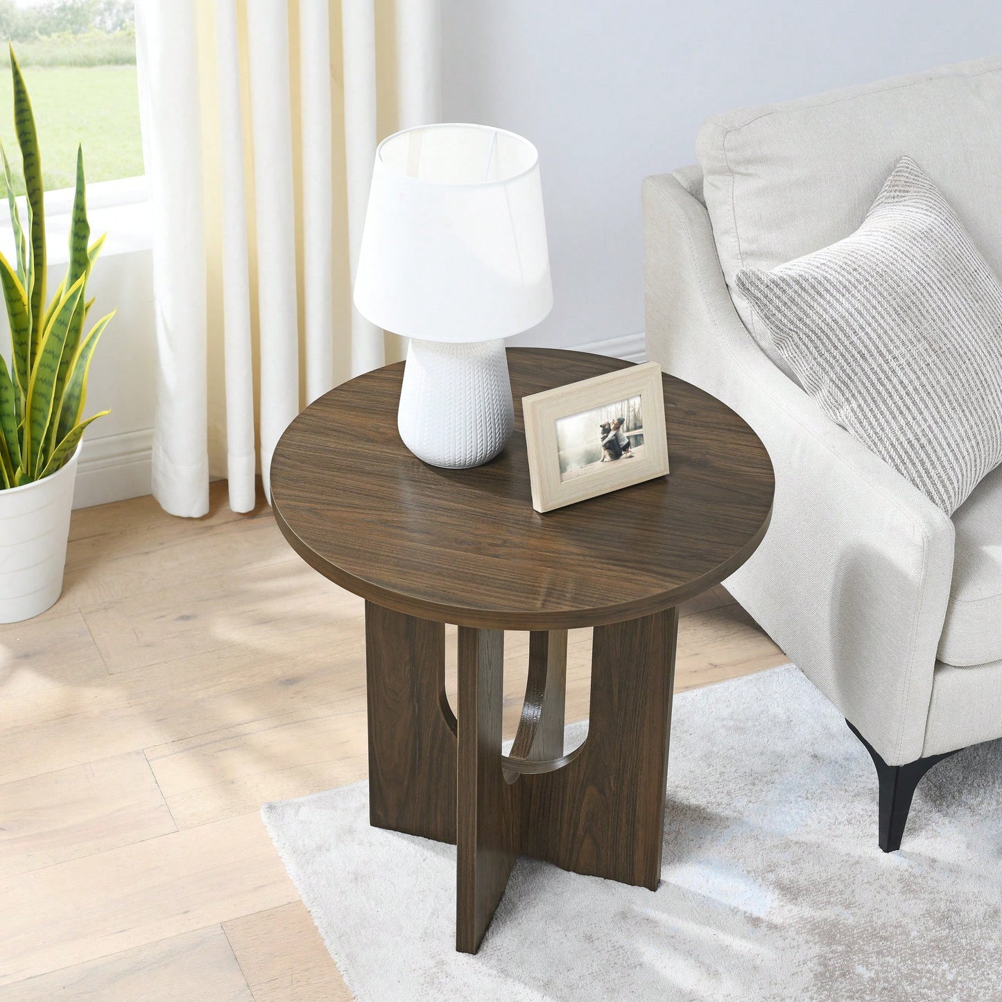 Elegant Solid Wood Modern Coffee Table For Living Room