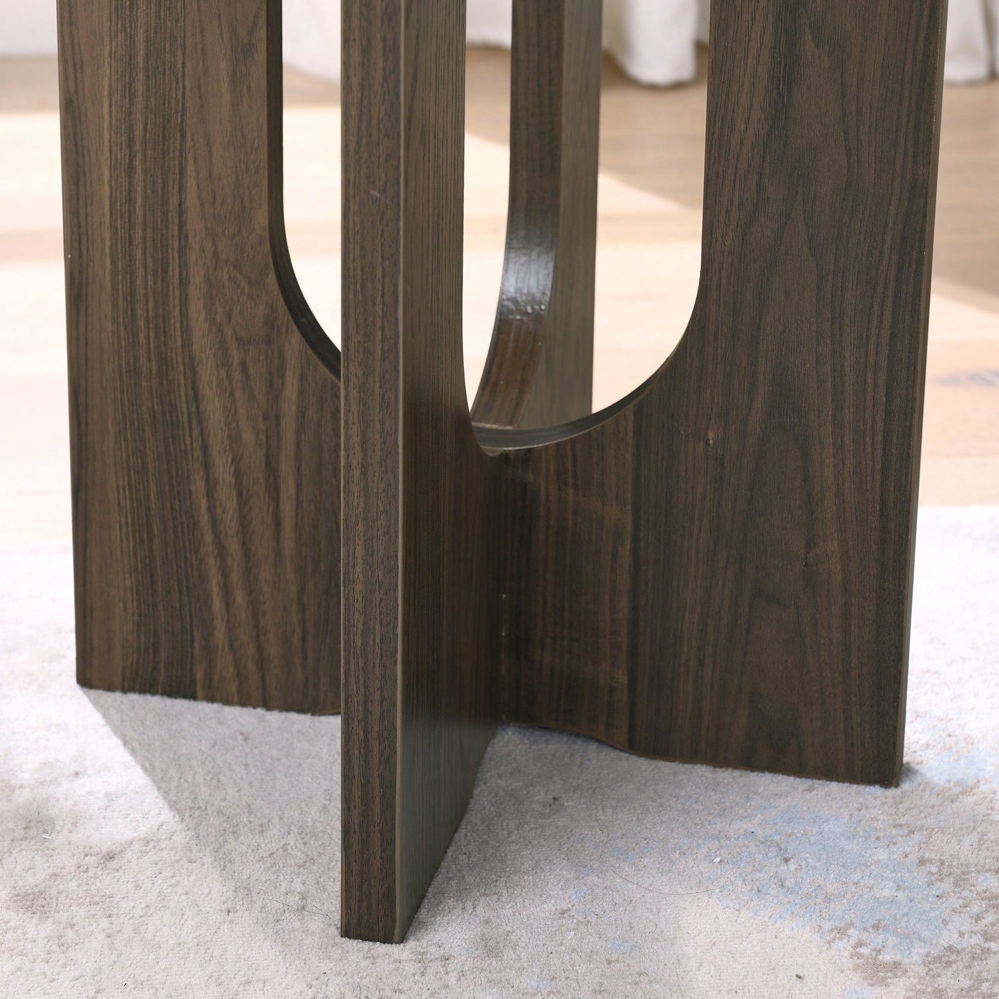 Elegant Solid Wood Modern Coffee Table For Living Room