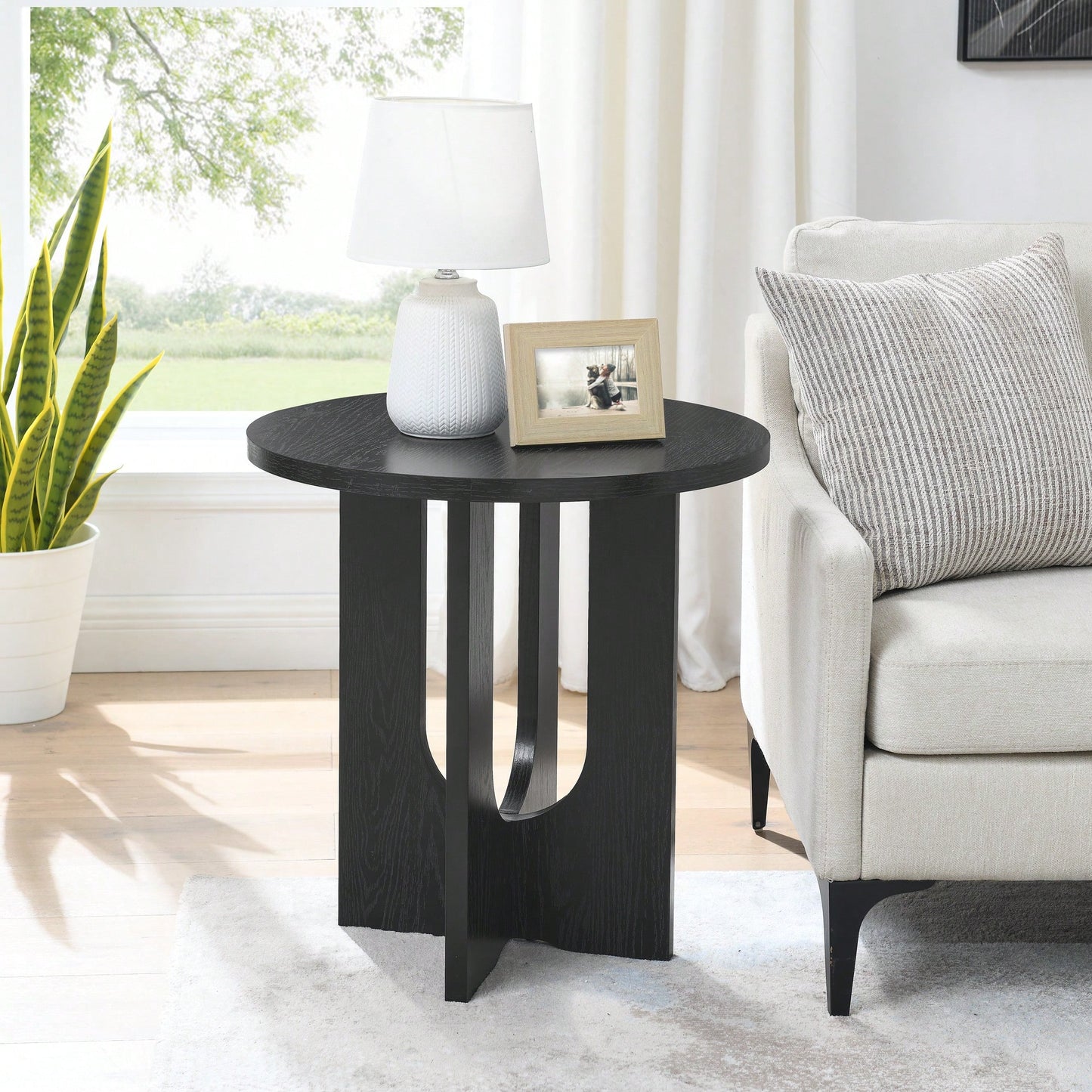 Elegant Solid Wood Modern Coffee Table For Living Room