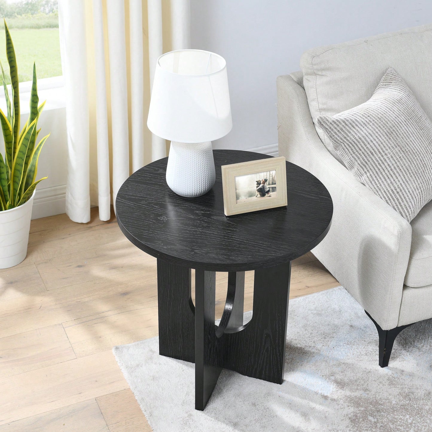 Elegant Solid Wood Modern Coffee Table For Living Room