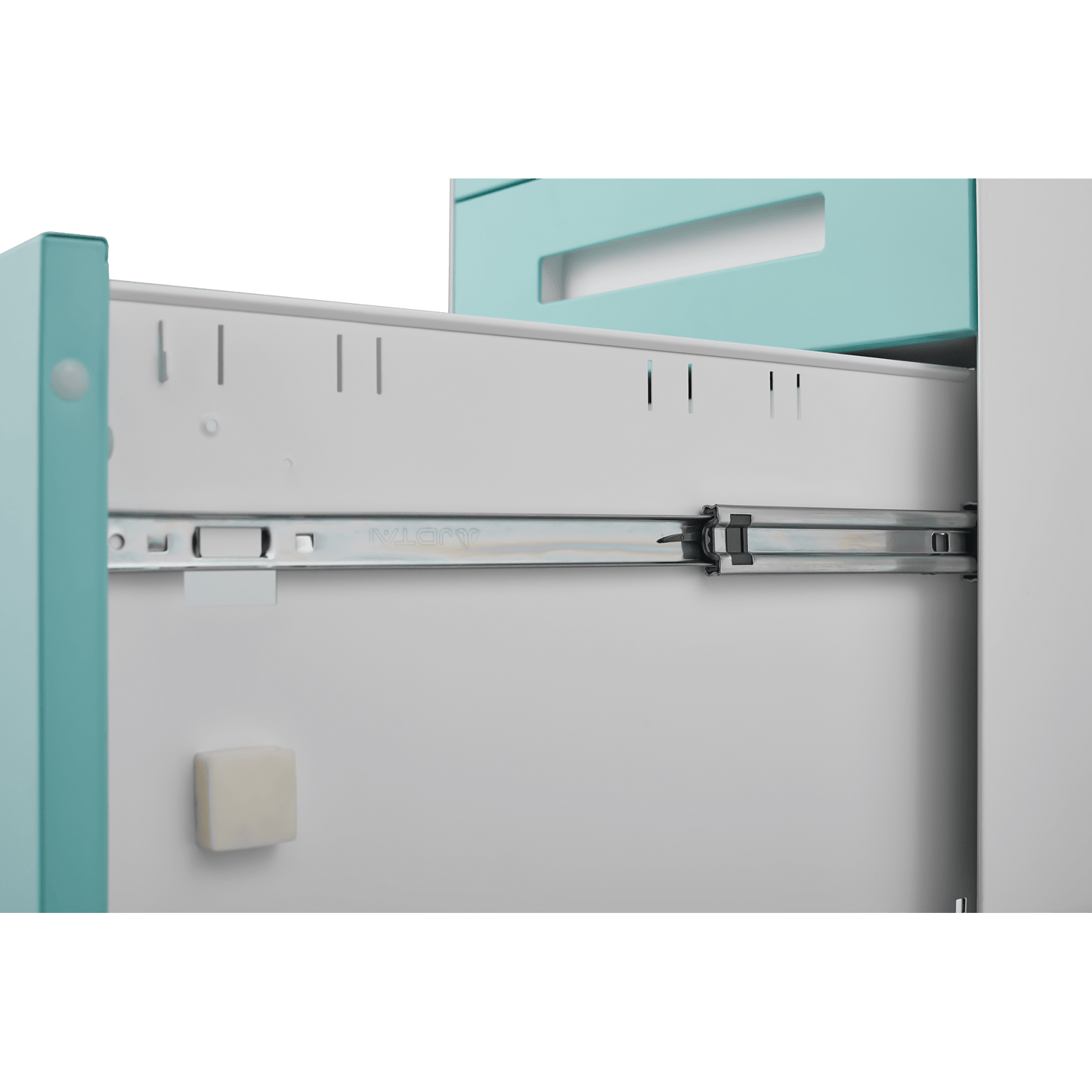 3 Drawer Mobile File Cabinet Under Desk Versatile Storage for Legal Letter A4 Files 5 Wheel Anti-Tilt Cold Rolled Steel Waterproof Design