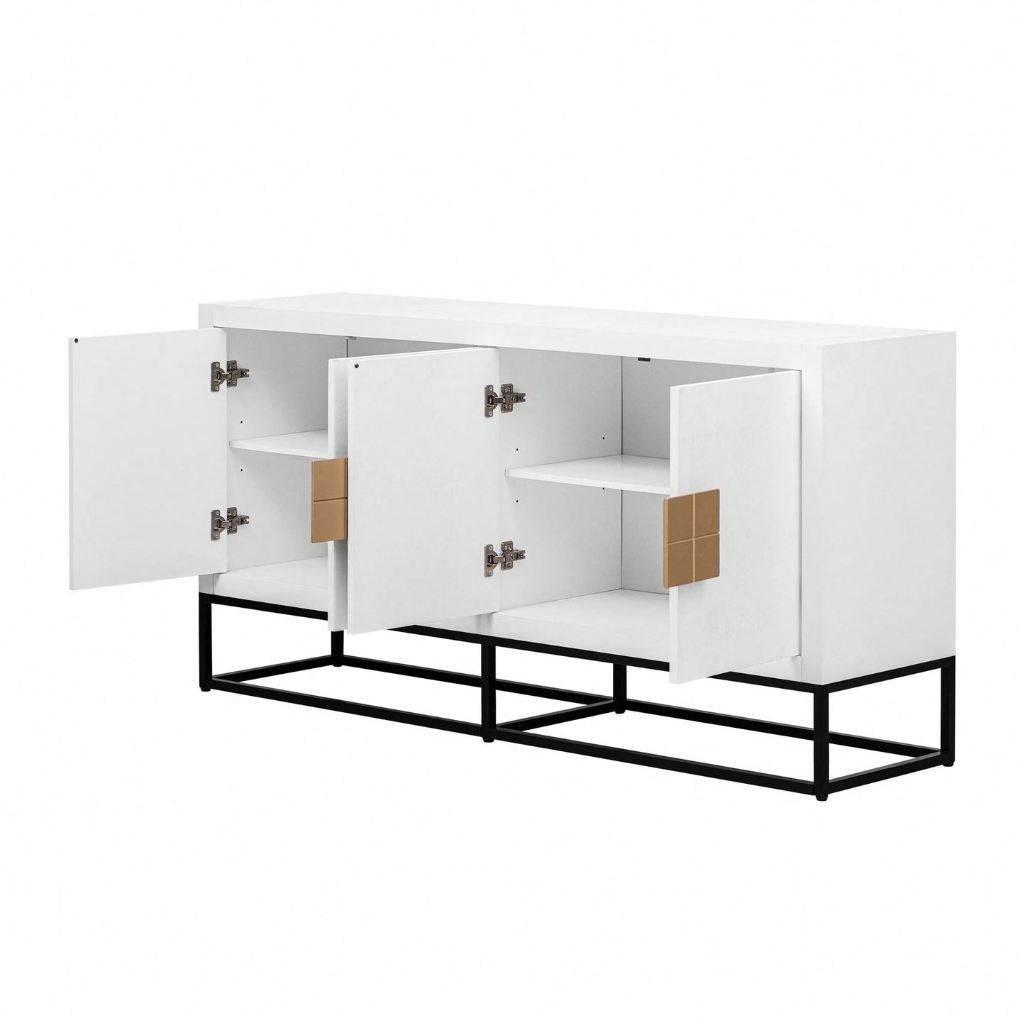 Light Luxury Cabinet With Unique Support Legs And Adjustable Shelves For Living Rooms Corridors And Study Rooms