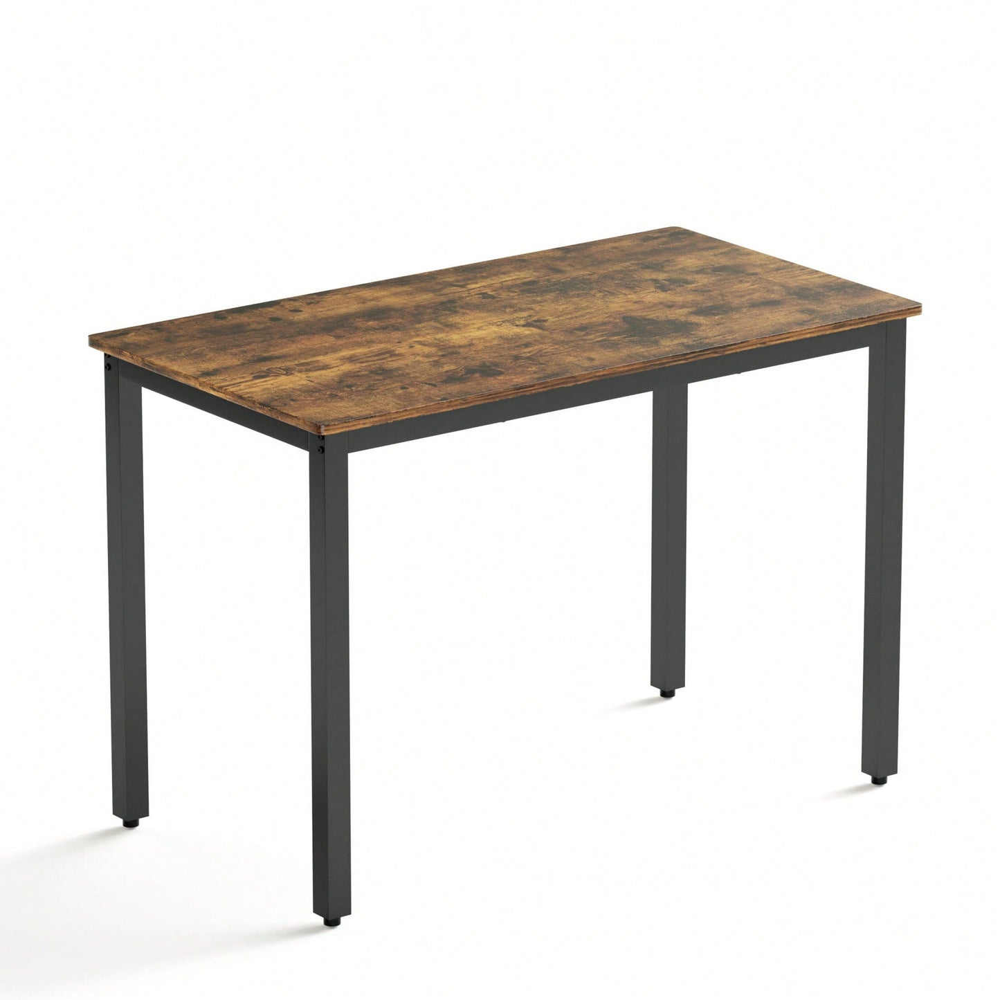 Industrial Rustic Dining Table Set With 2 Benches And Chairs For Kitchen Breakfast Living Room Party Room