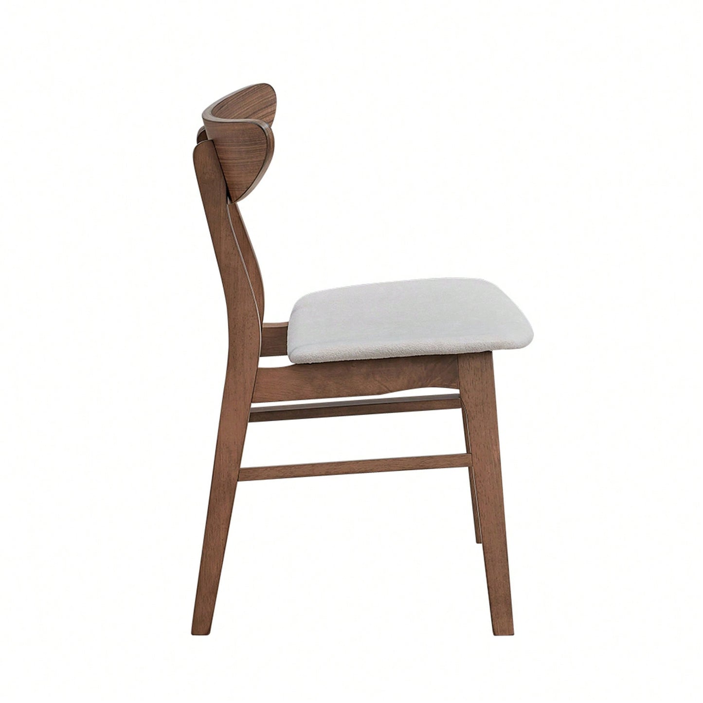 Modern Upholstered Wooden Dining Chairs Set Of 2 For Kitchen Living Room Restaurant Black