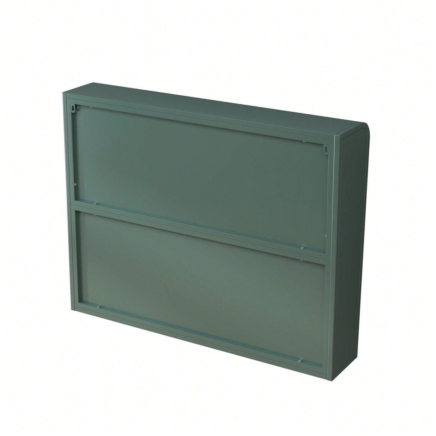 Elegant 3 Door Arched Wall Mounted Glass Cabinets For Kitchen Living Room And Bathroom In White Finish
