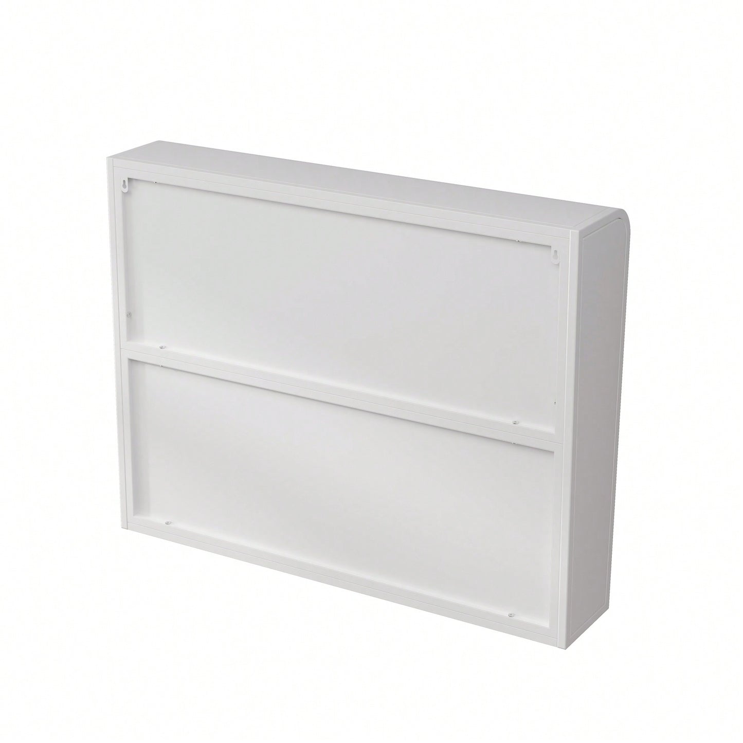 Elegant 3 Door Arched Wall Mounted Glass Cabinets For Kitchen Living Room And Bathroom In White Finish