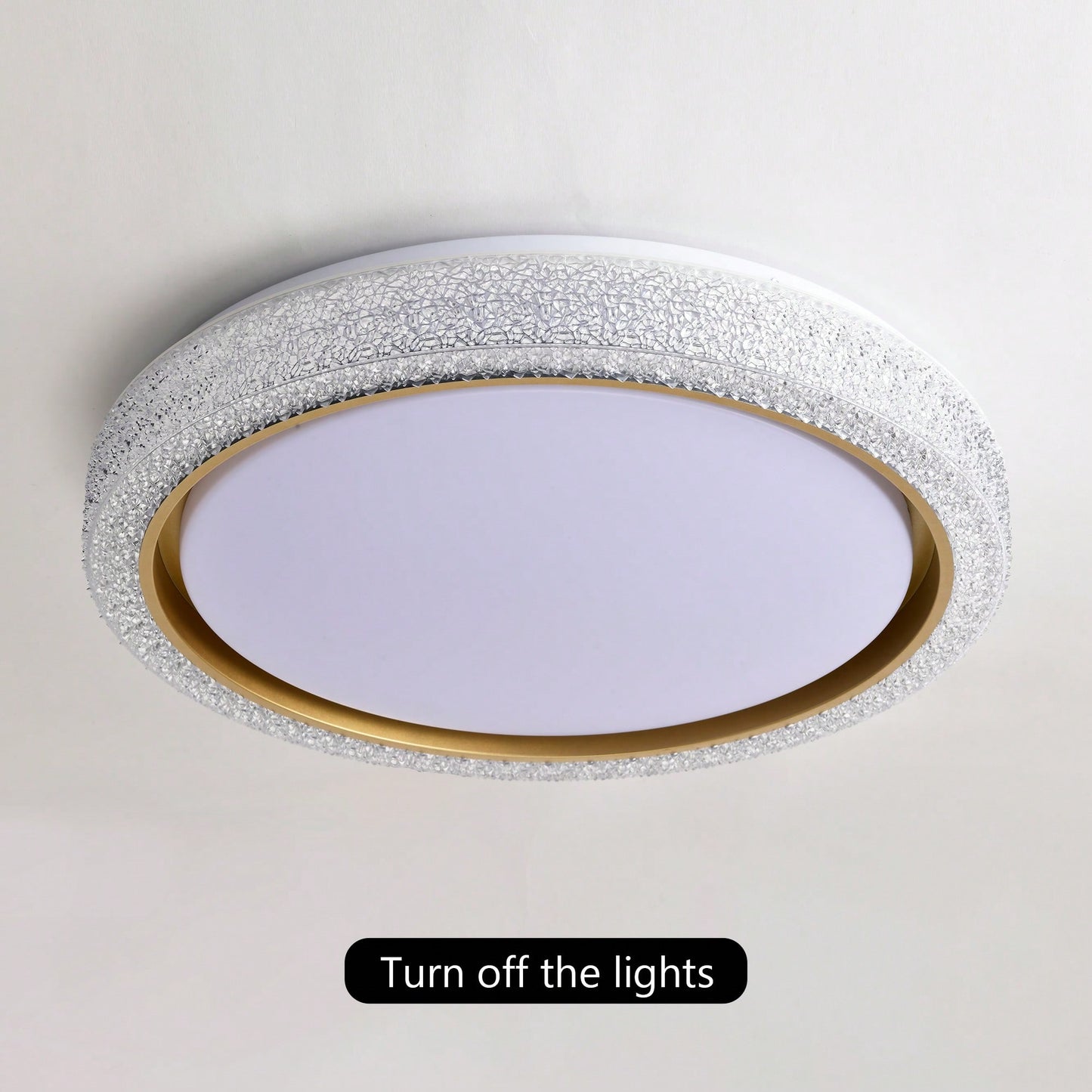 Dimmable 36W LED Flush Mount Ceiling Light 19.69in 3600LM With 5 Color Temperatures For Bedroom Bathroom Hallway