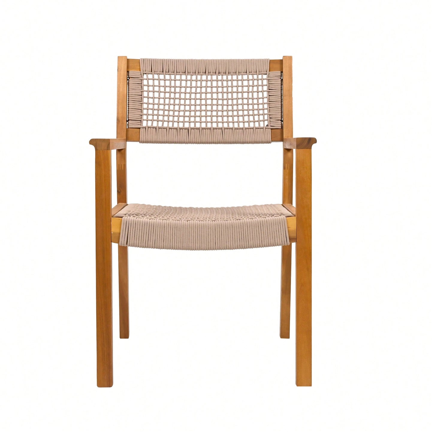Stylish Dark Grey Braided Dining Chair For Modern Interiors