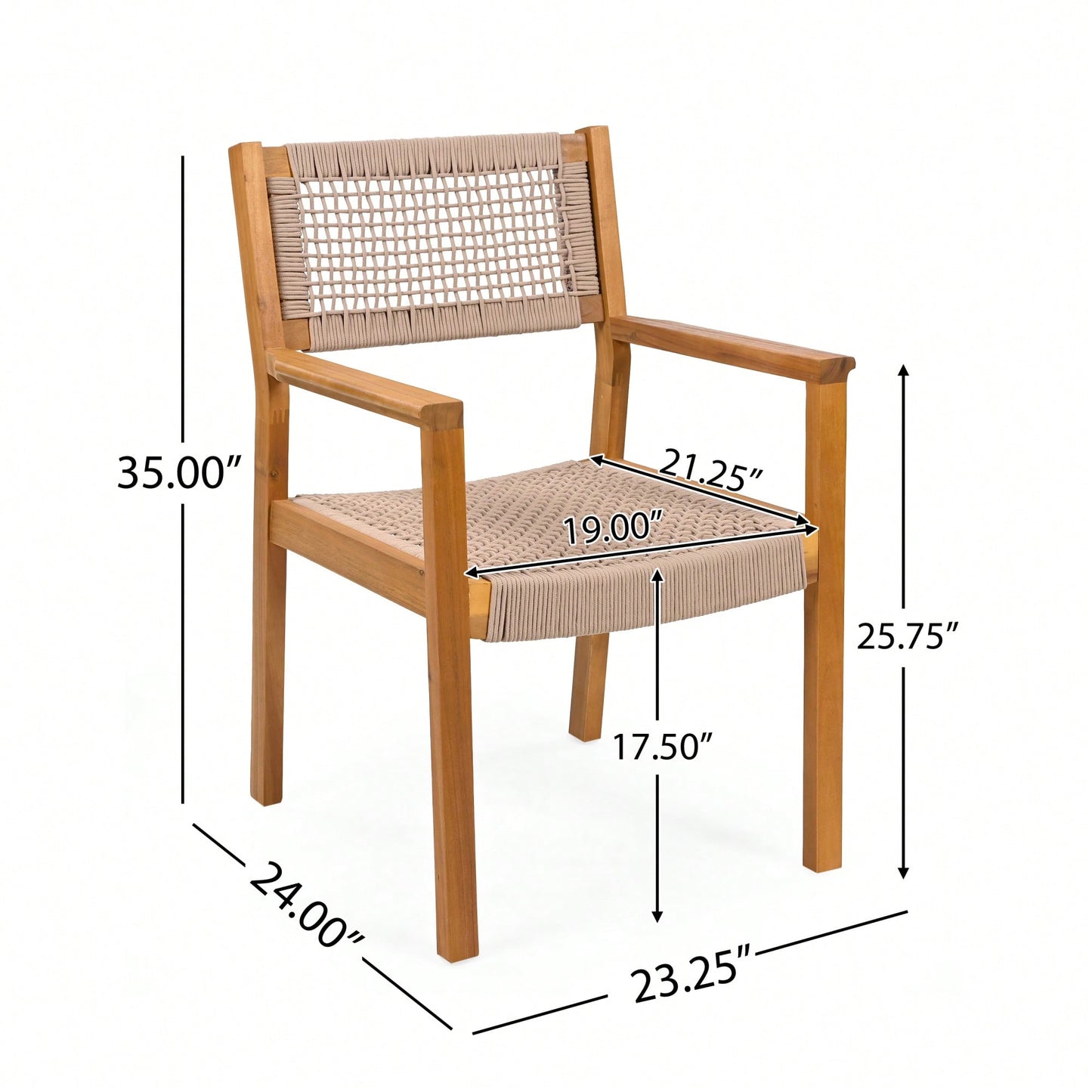 Stylish Dark Grey Braided Dining Chair For Modern Interiors