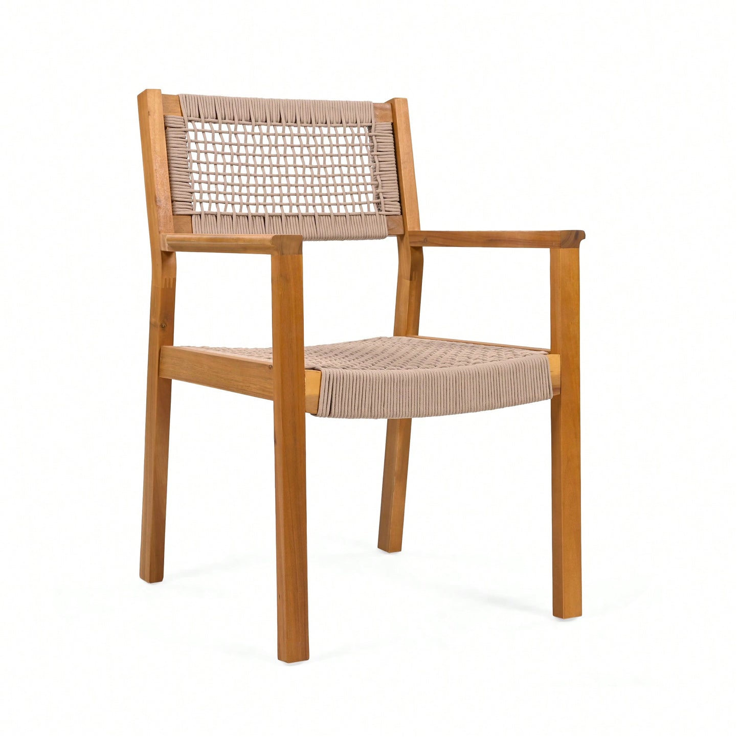 Stylish Dark Grey Braided Dining Chair For Modern Interiors