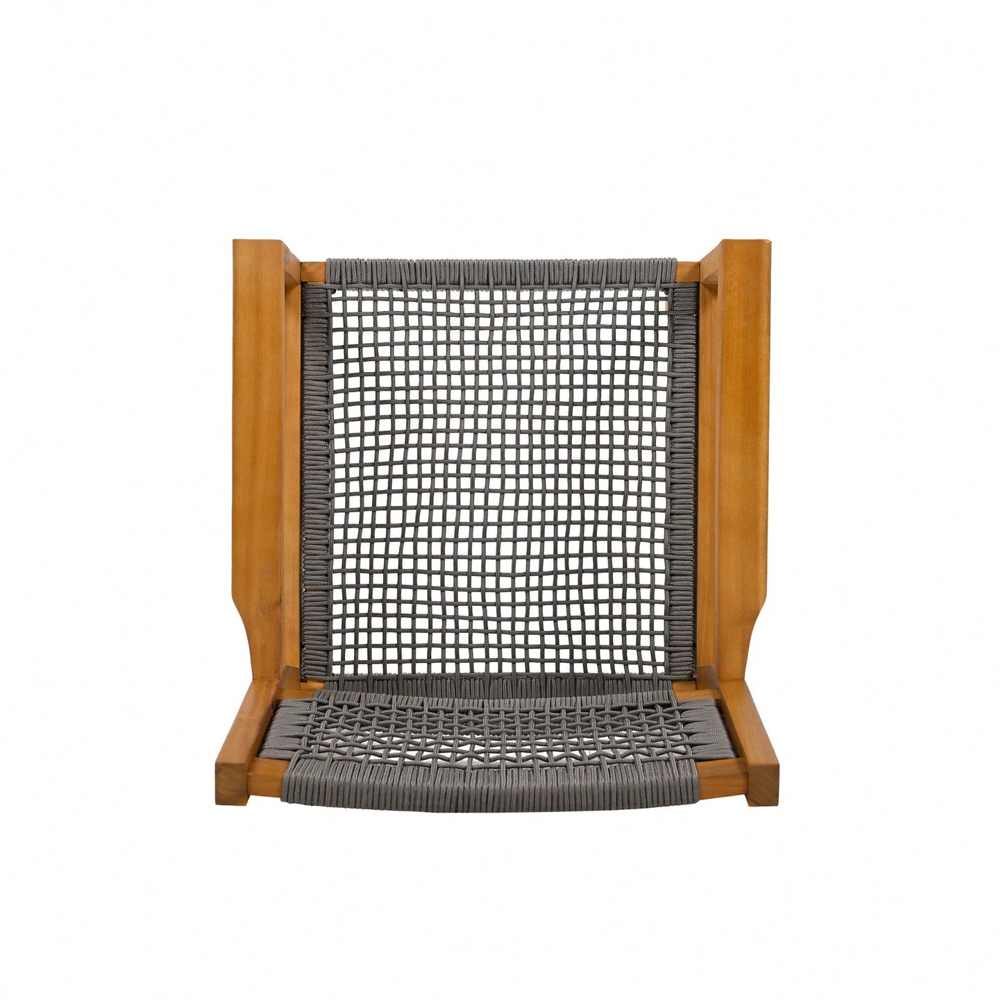 Stylish Dark Grey Braided Dining Chair For Modern Interiors