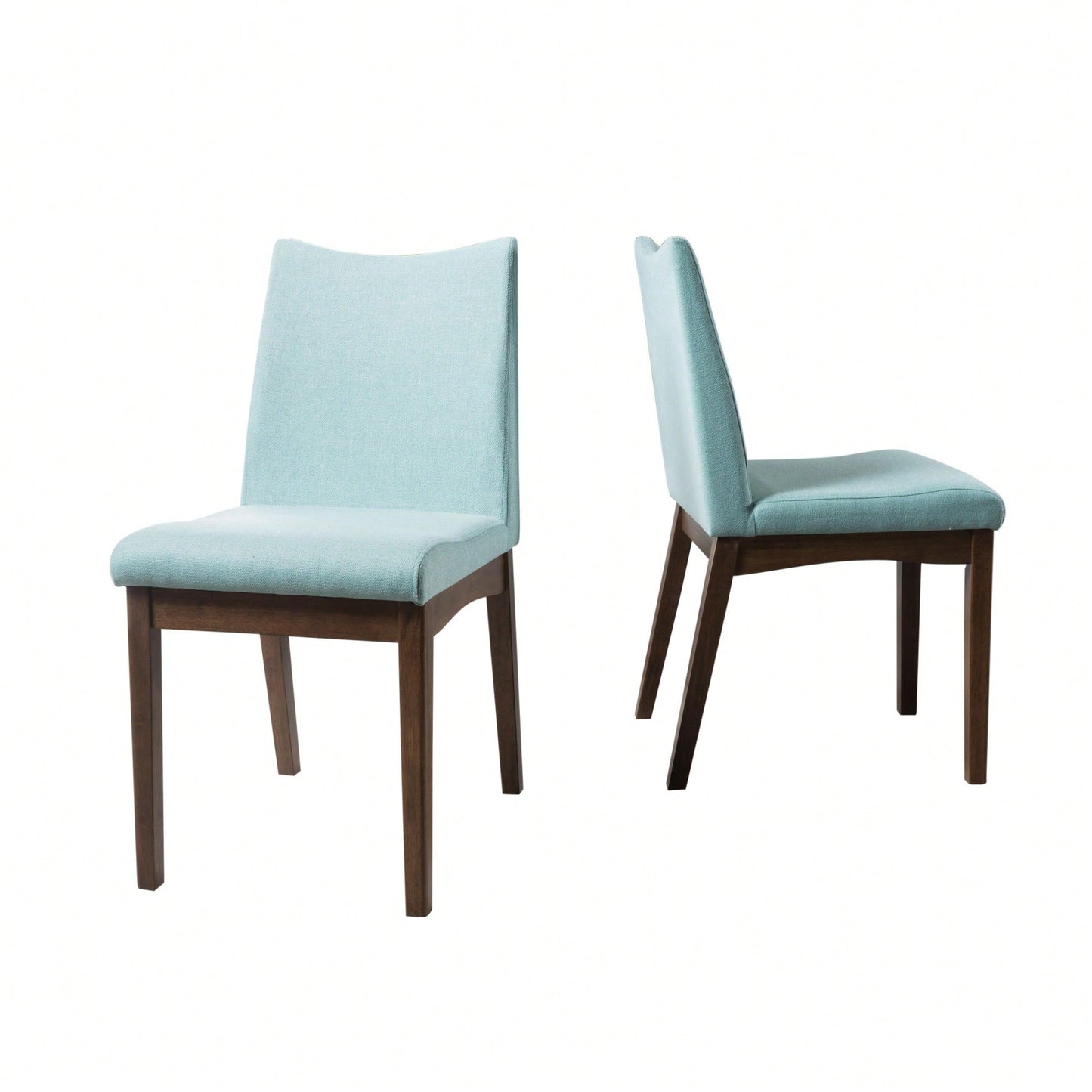 Elegant Set Of 2 Dining Chairs With Comfortable Upholstery And Modern Design For Home Or Office Use